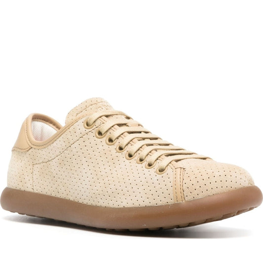 Camper womens medium beige strobel leisure trainers | Vilbury London