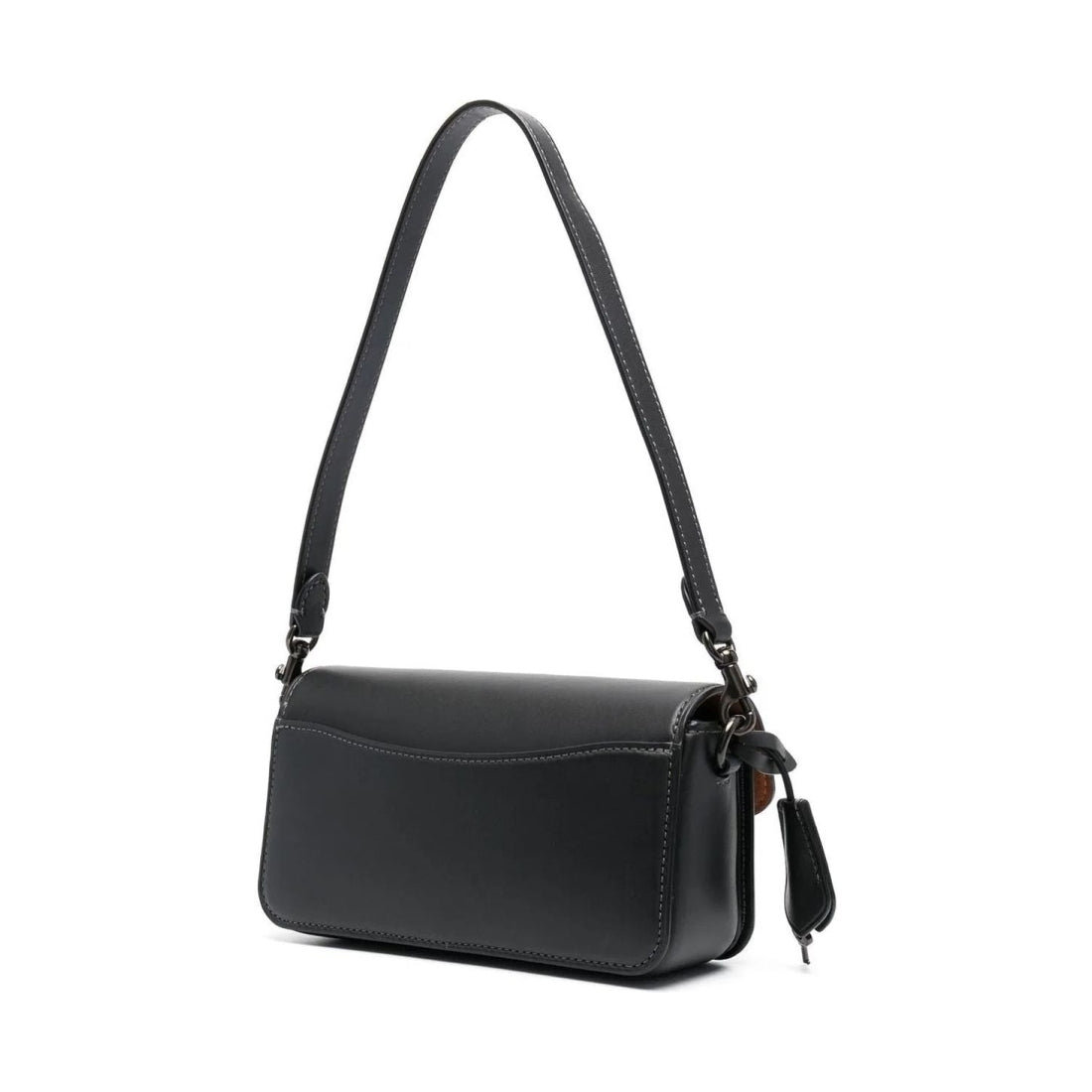 leather studio baguette bag