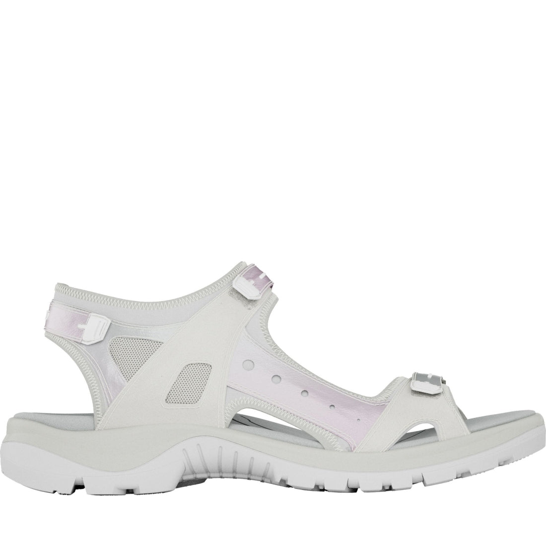 ECCO womens white offroad sandals | Vilbury London