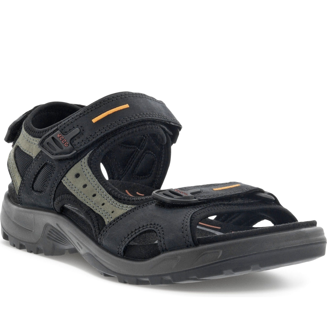 ECCO mens black offroad sandals | Vilbury London