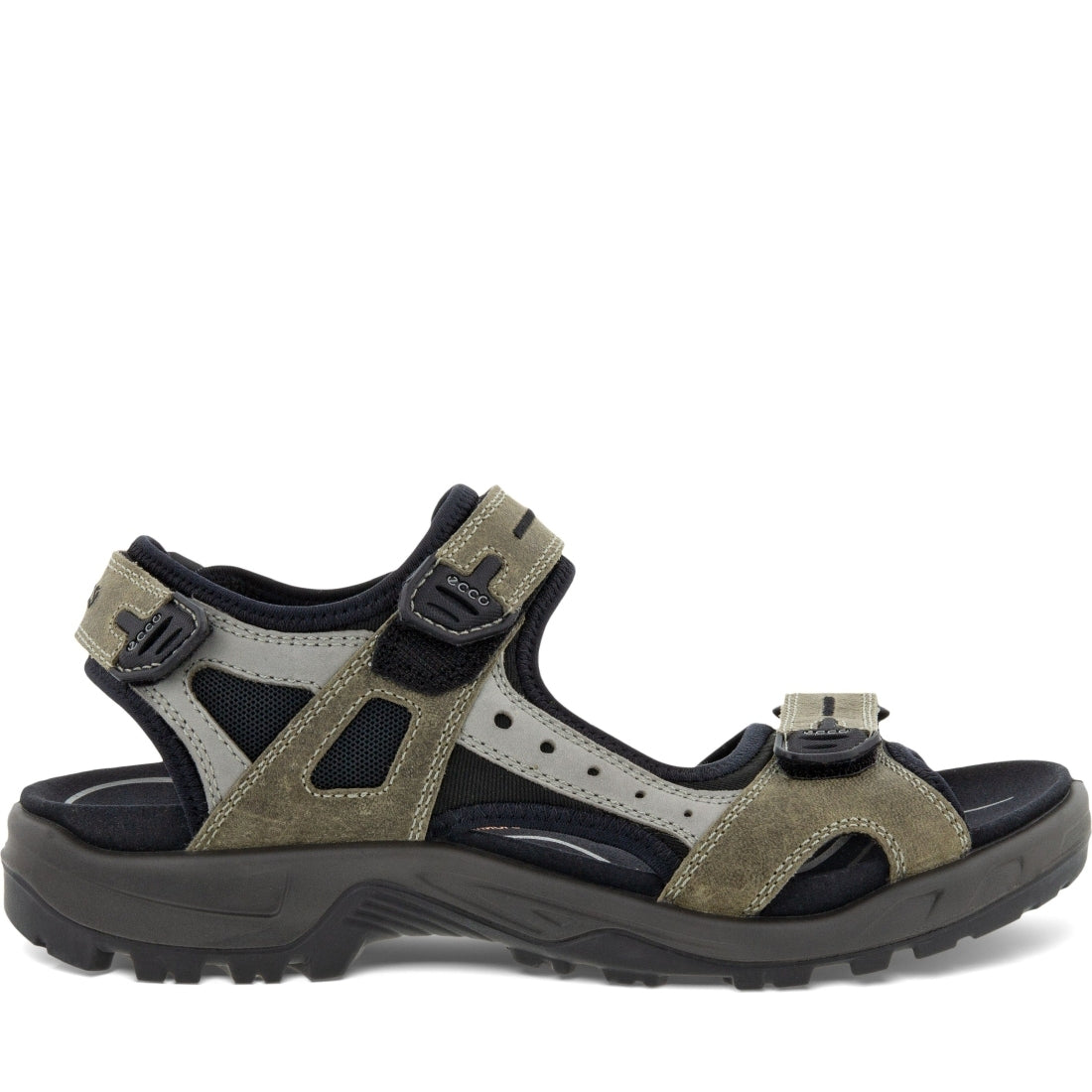 ECCO mens green offroad sandals | Vilbury London