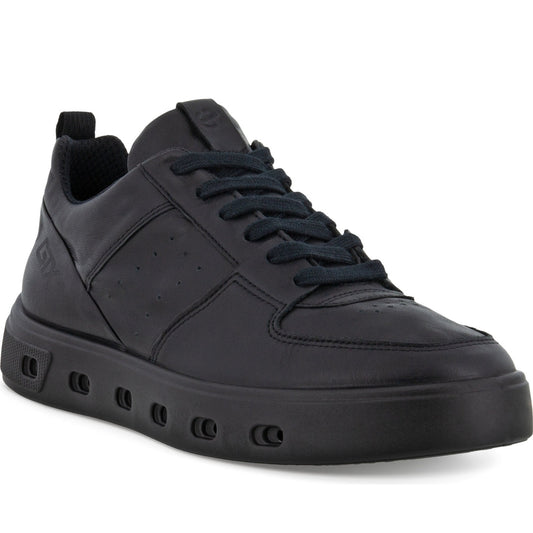 ECCO womens black street leisure trainers | Vilbury London