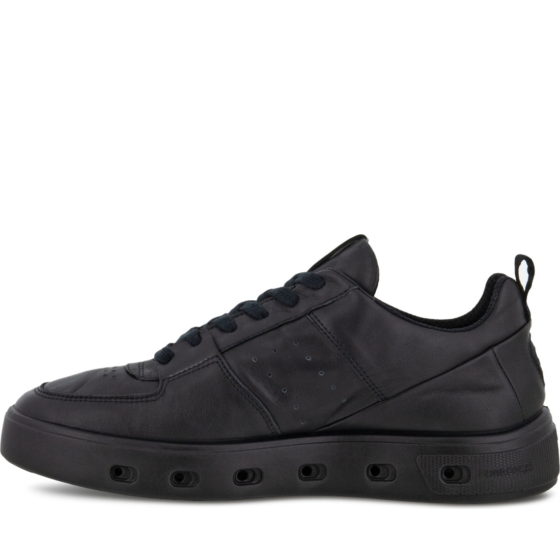 ECCO womens black street leisure trainers | Vilbury London