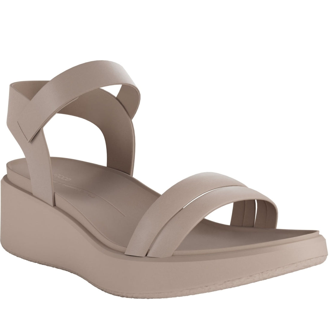 ECCO womens pink flowt sandals | Vilbury London