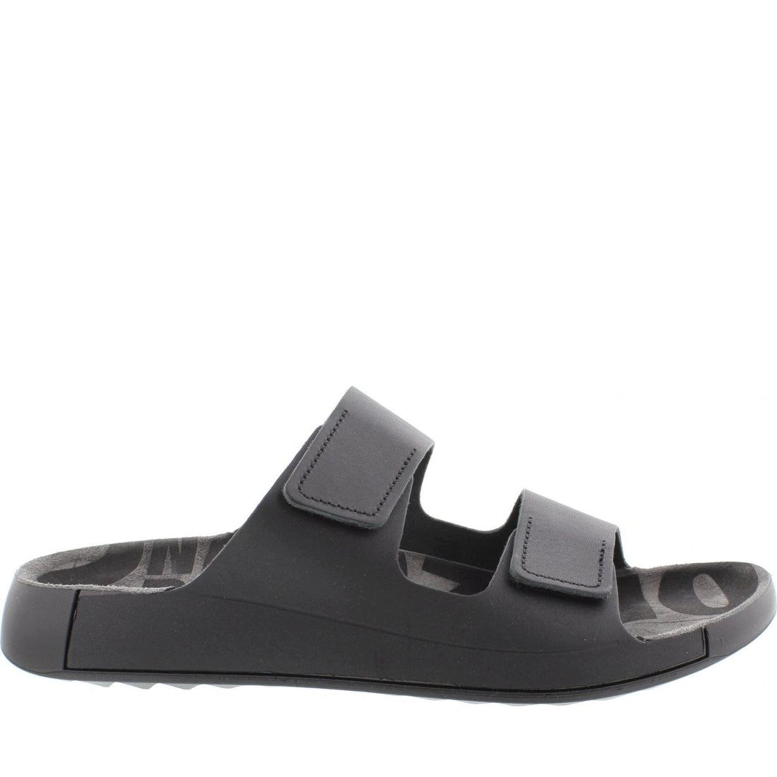 ECCO mens black cozmo slippers | Vilbury London