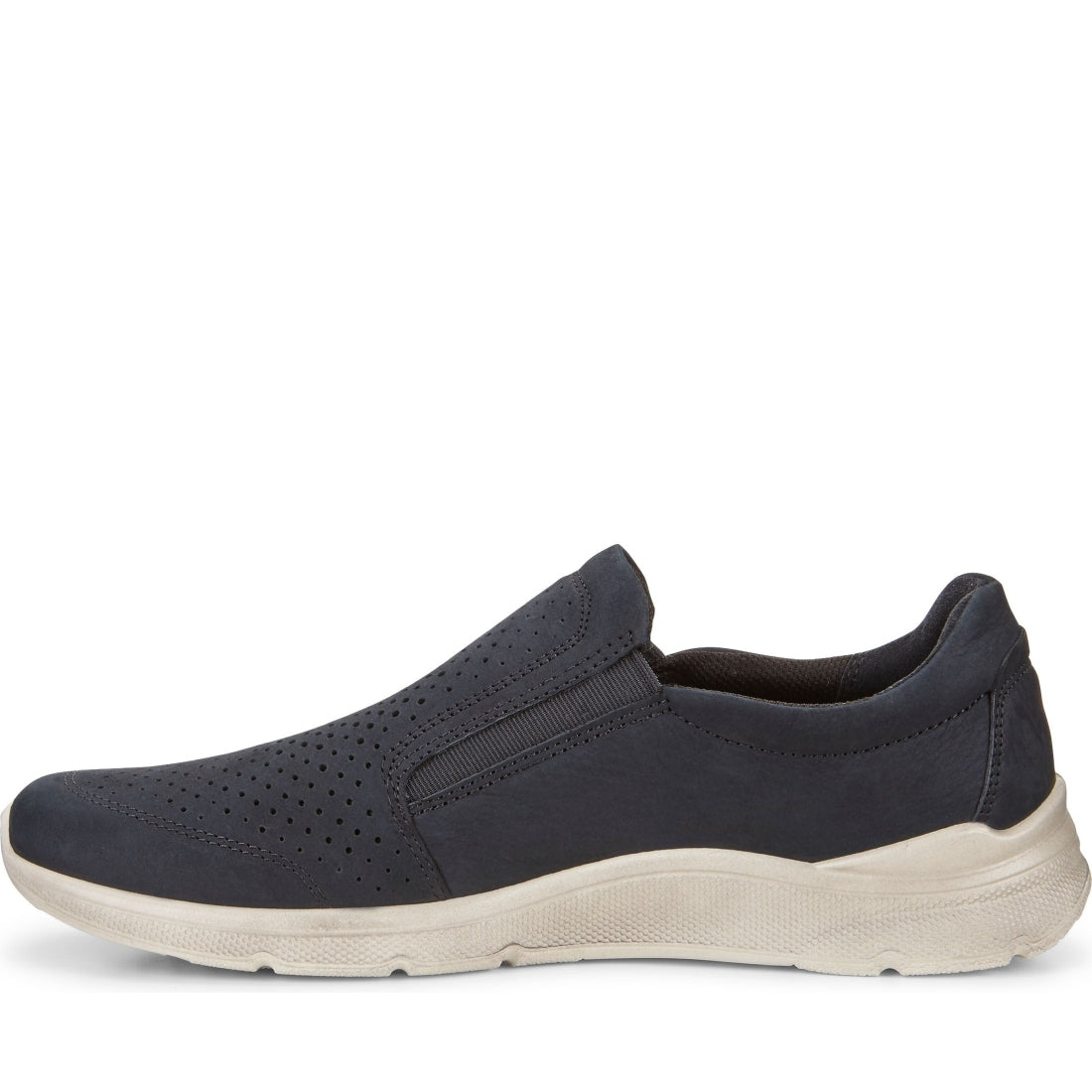 ECCO mens navy irving leisure trainers | Vilbury London