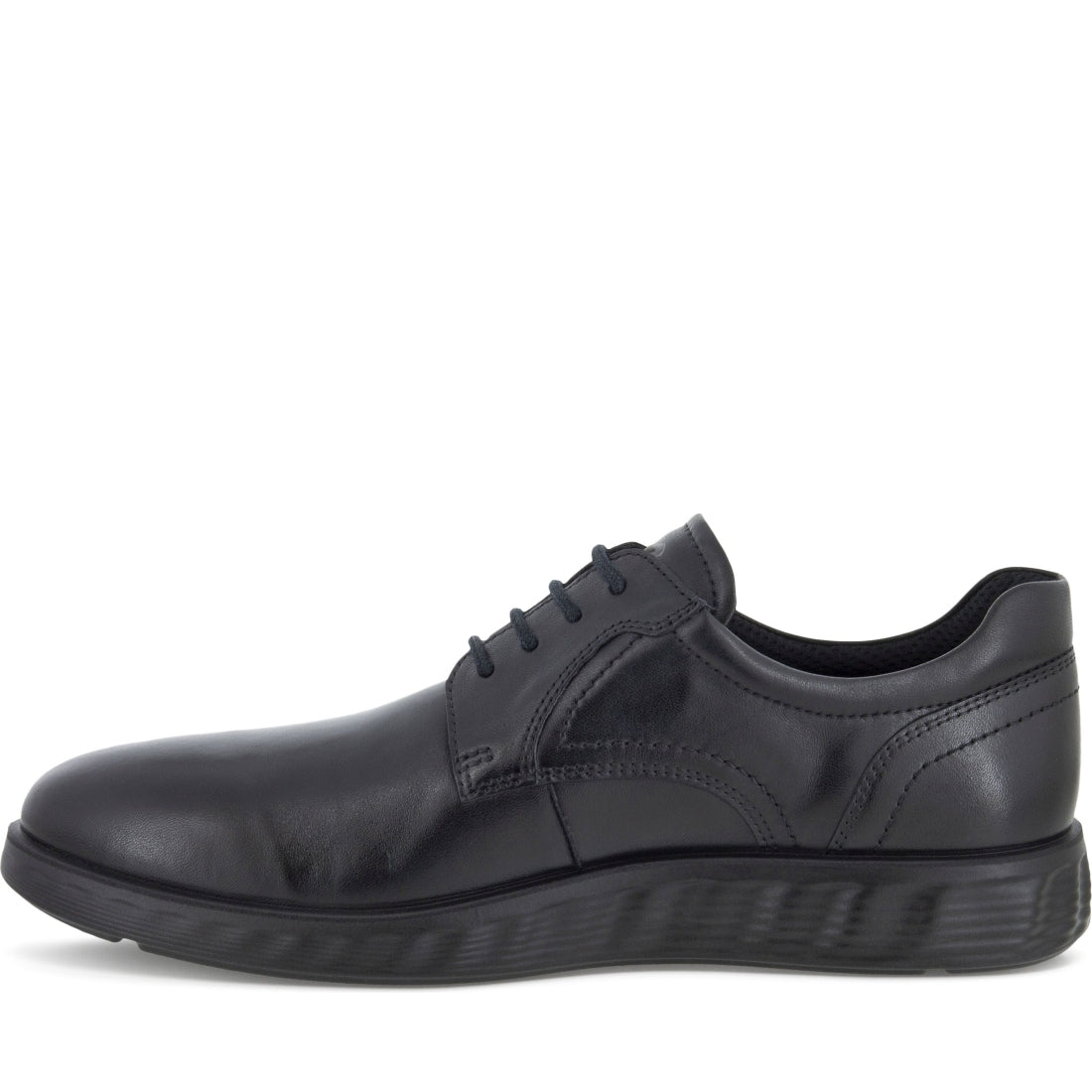 ECCO mens black lite hybrid leisure trainers | Vilbury London