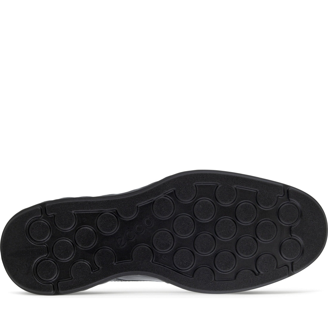 ECCO mens black lite hybrid leisure trainers | Vilbury London