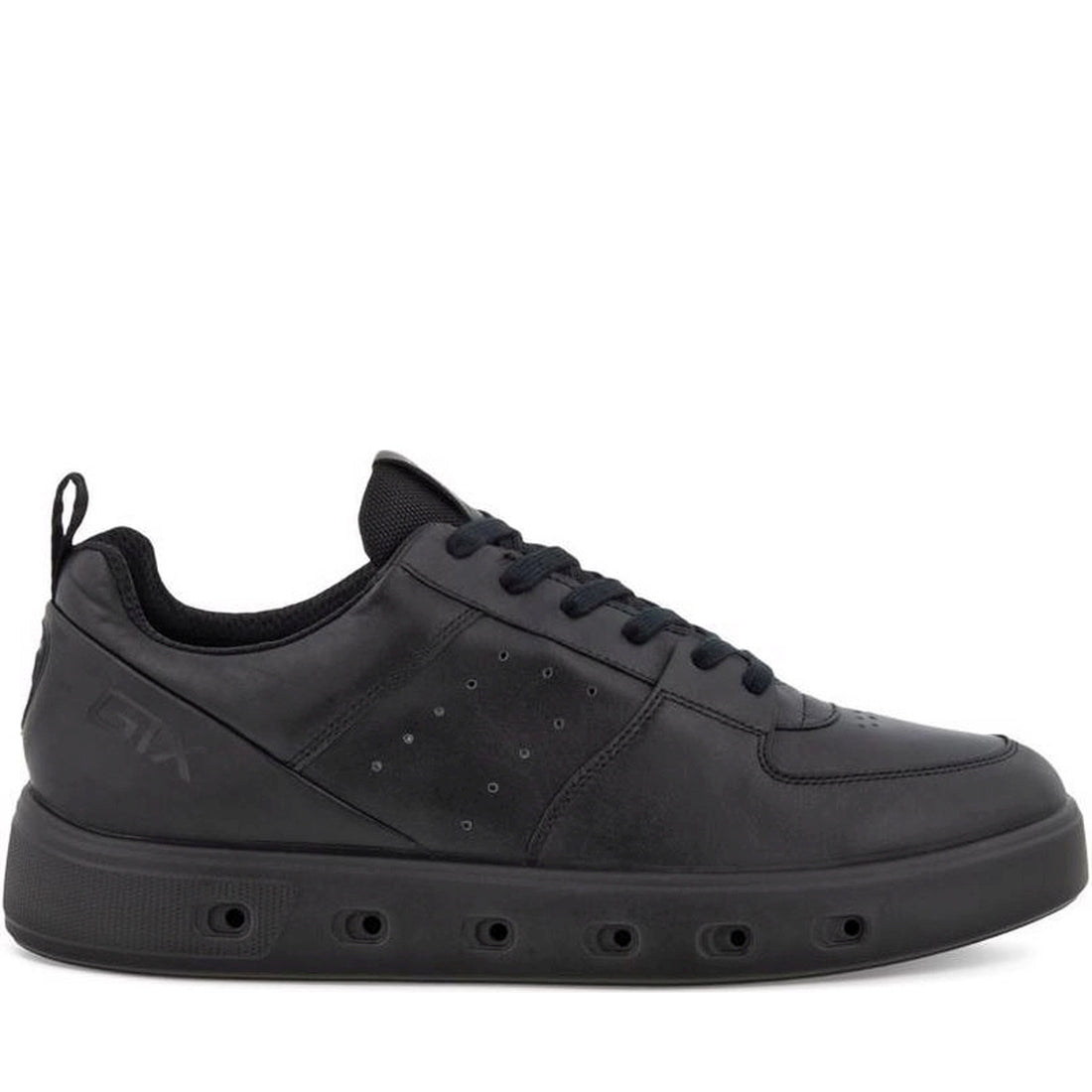 ECCO mens black street 720 leisure trainers | Vilbury London