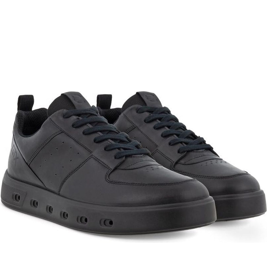 ECCO mens black street 720 leisure trainers | Vilbury London