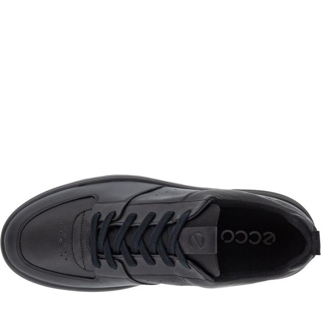 ECCO mens black street 720 leisure trainers | Vilbury London