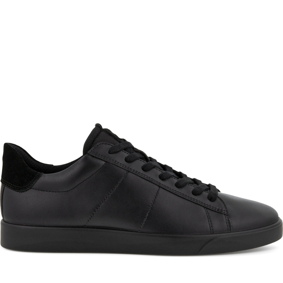 ECCO mens black street lite leisure trainers | Vilbury London