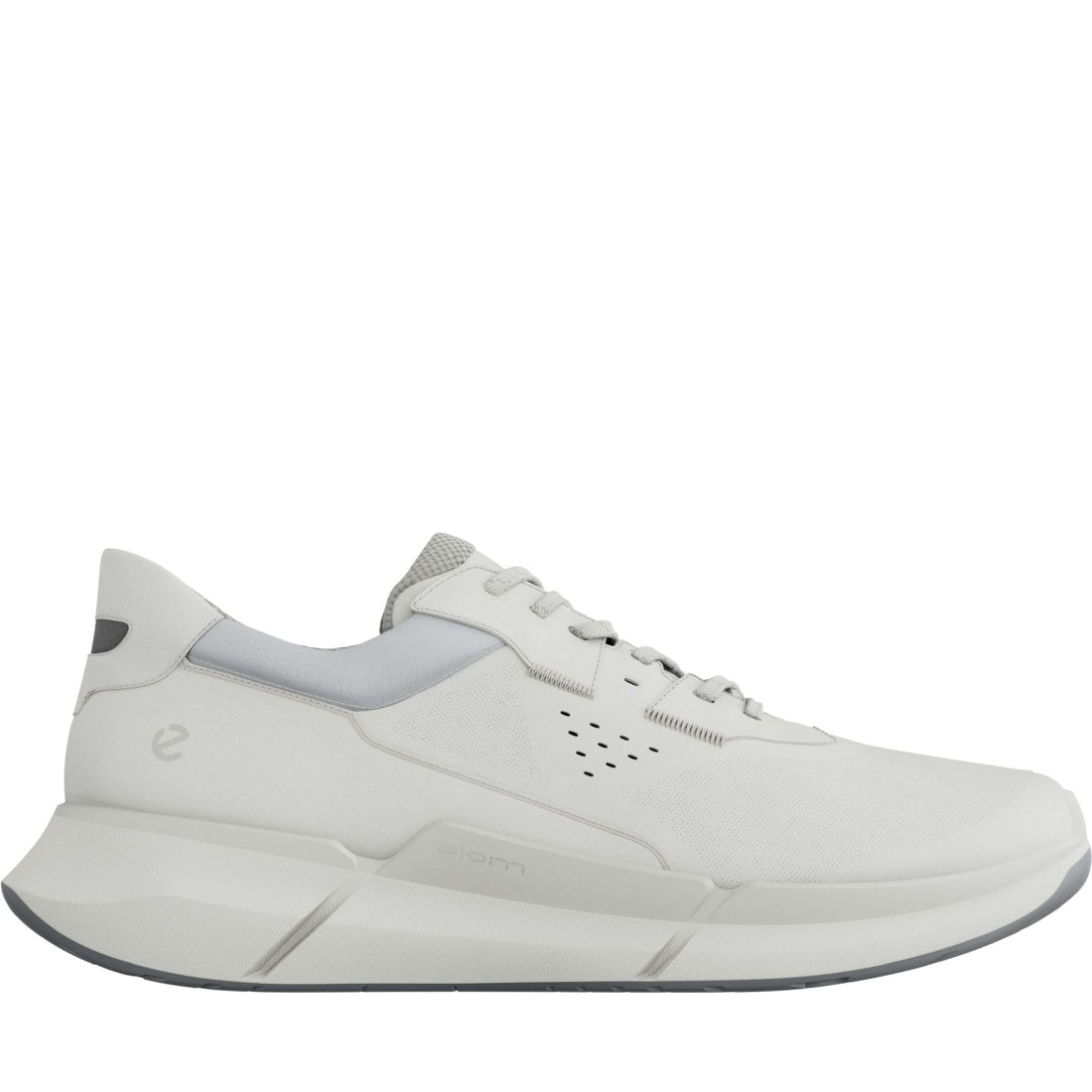 ECCO womens white biom leisure trainers | Vilbury London