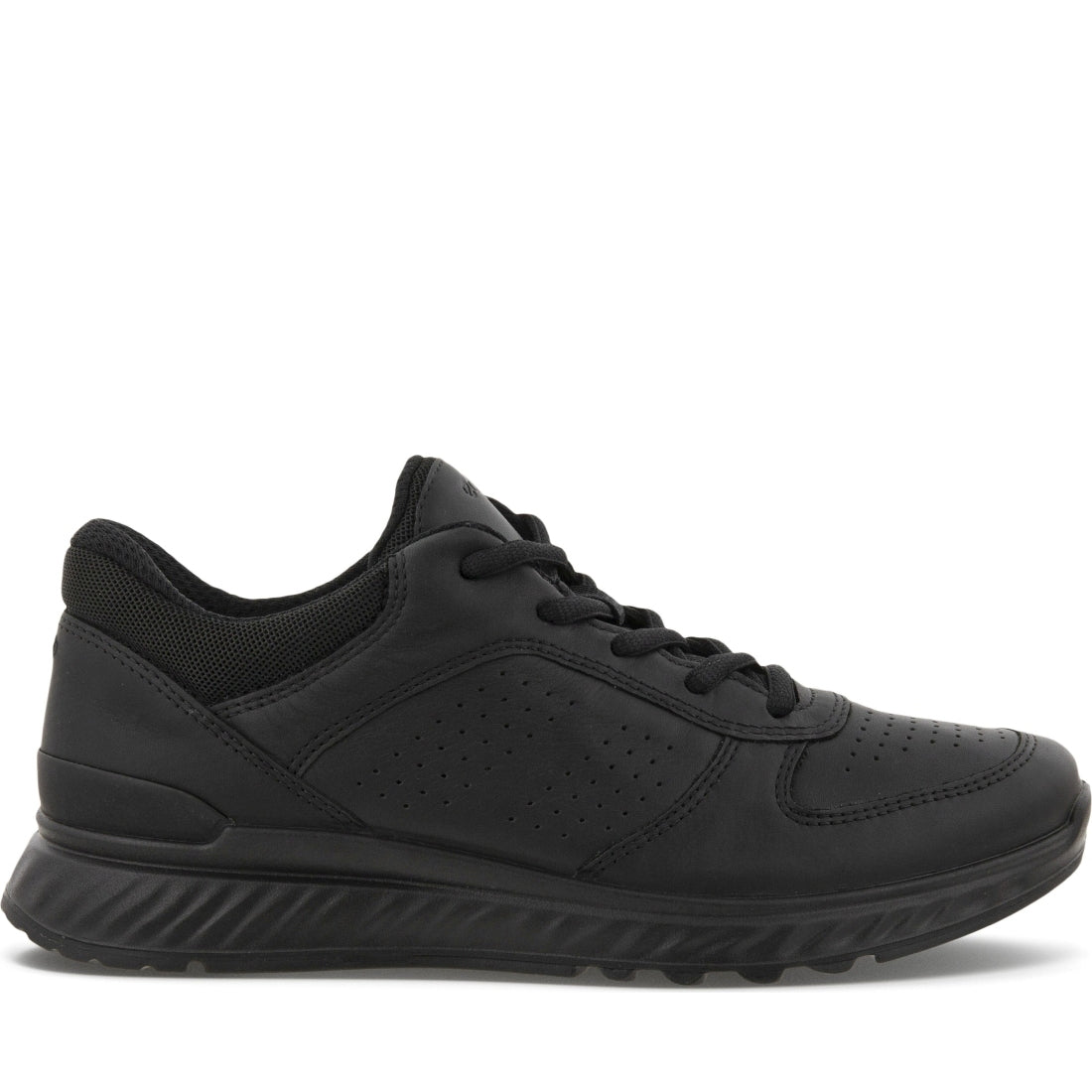 ECCO womens black exostride leisure trainers | Vilbury London