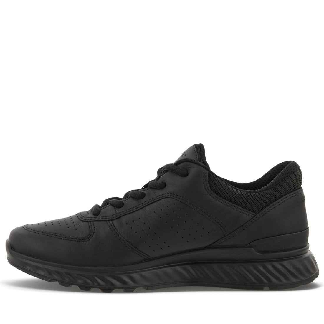 ECCO womens black exostride leisure trainers | Vilbury London