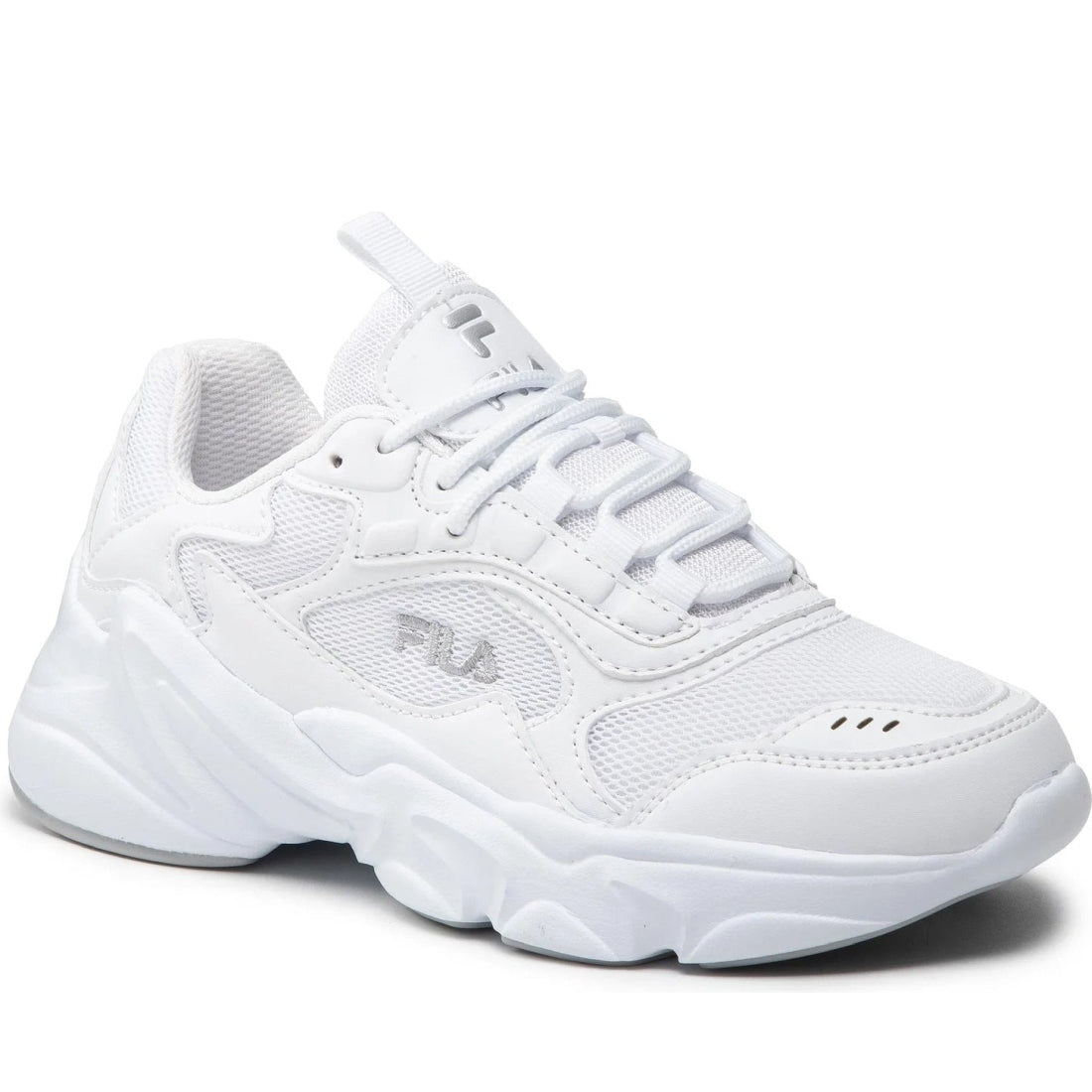 FILA womens white collene leisure trainers | Vilbury London