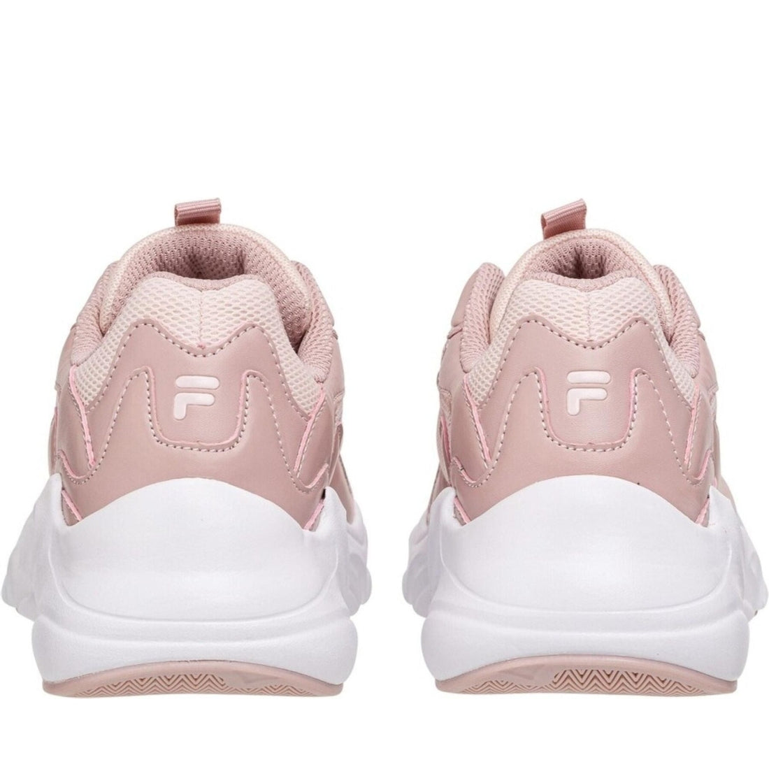 FILA womens pale mauve collene leisure trainers | Vilbury London