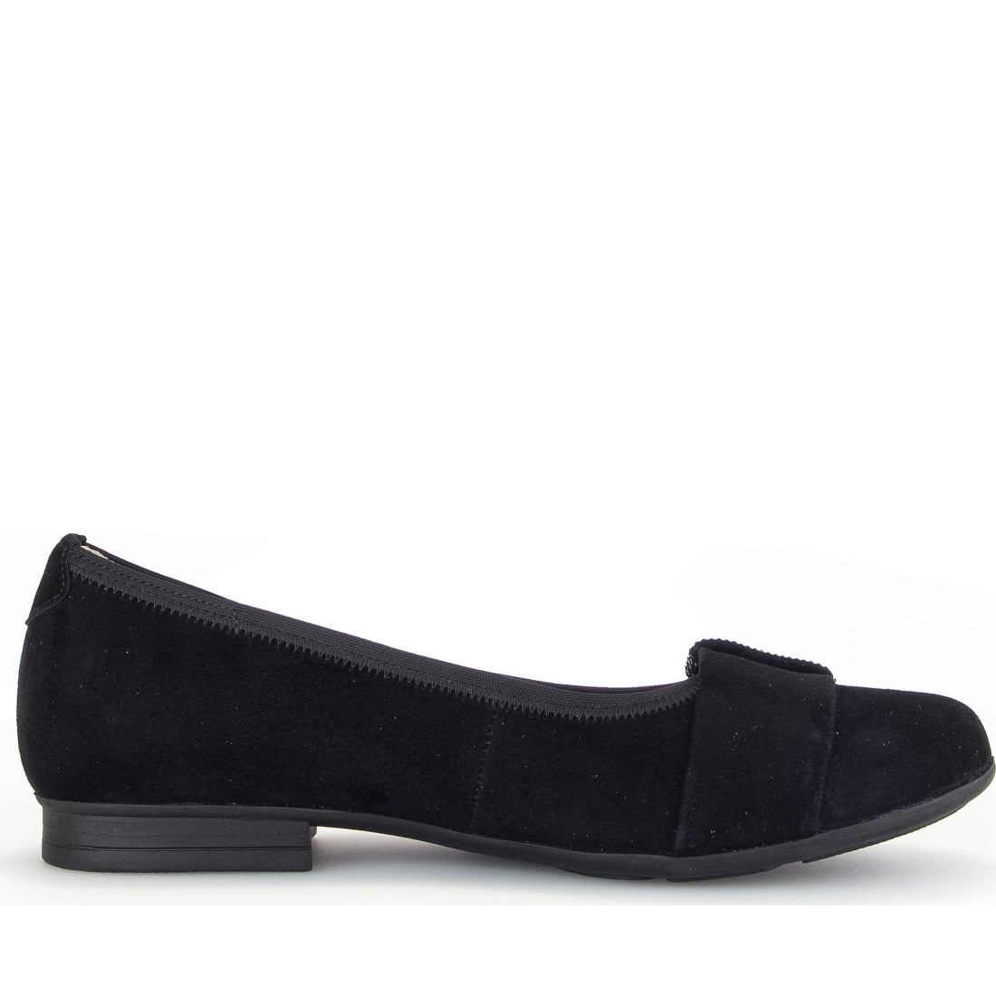 Gabor womens black casual closed ballerinas | Vilbury London