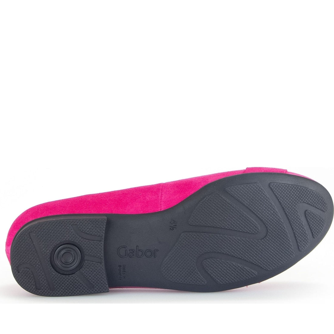 Gabor womens pink casual closed ballerinas | Vilbury London