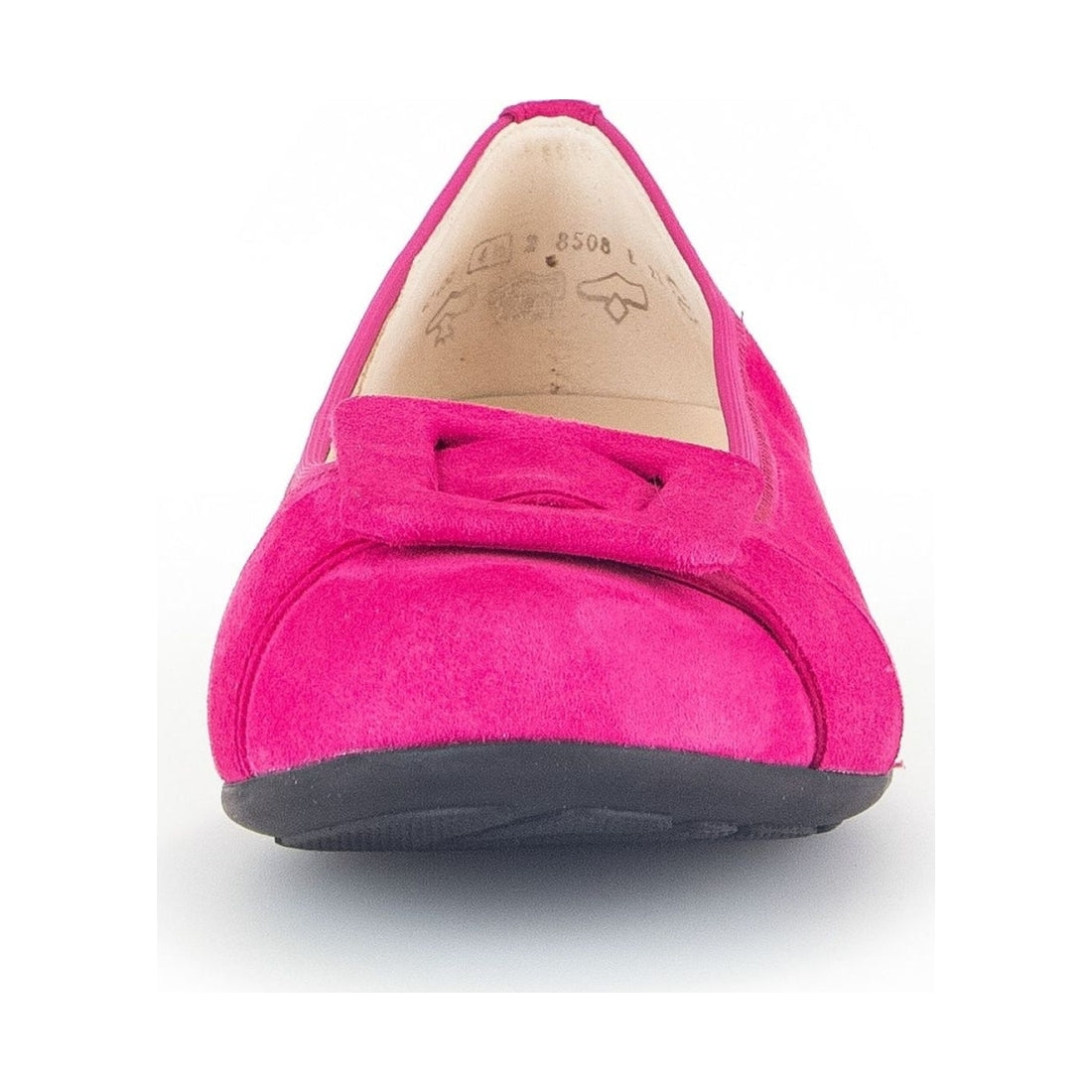 Gabor womens pink casual closed ballerinas | Vilbury London