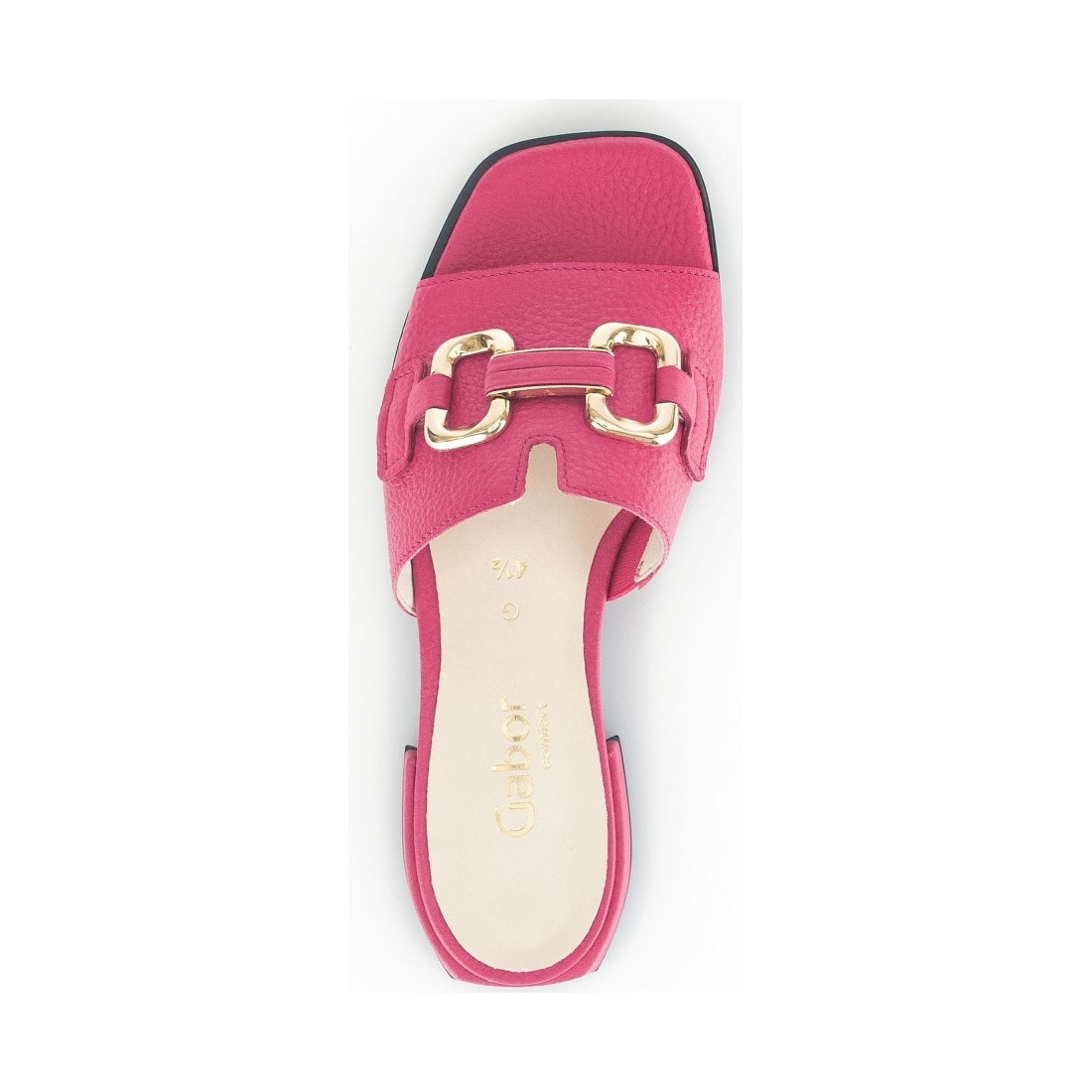 Gabor womens pink casual open slippers | Vilbury London