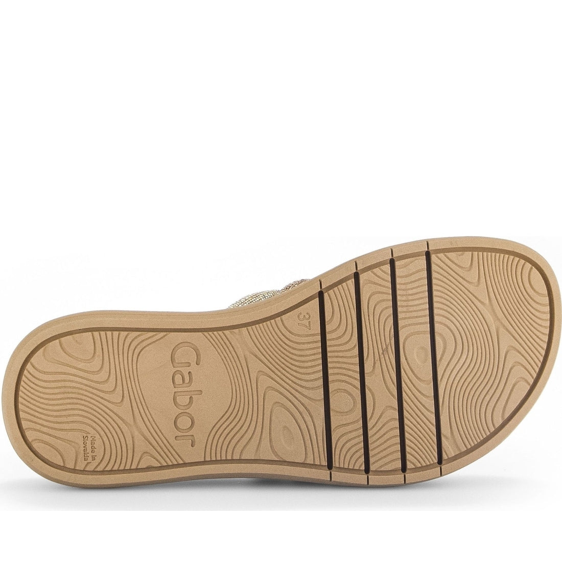 beige casual open slippers