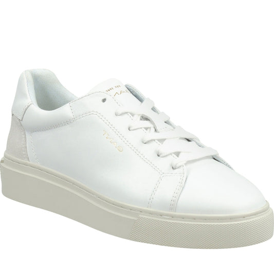 Gant womens g29 white julice leisure trainers | Vilbury London