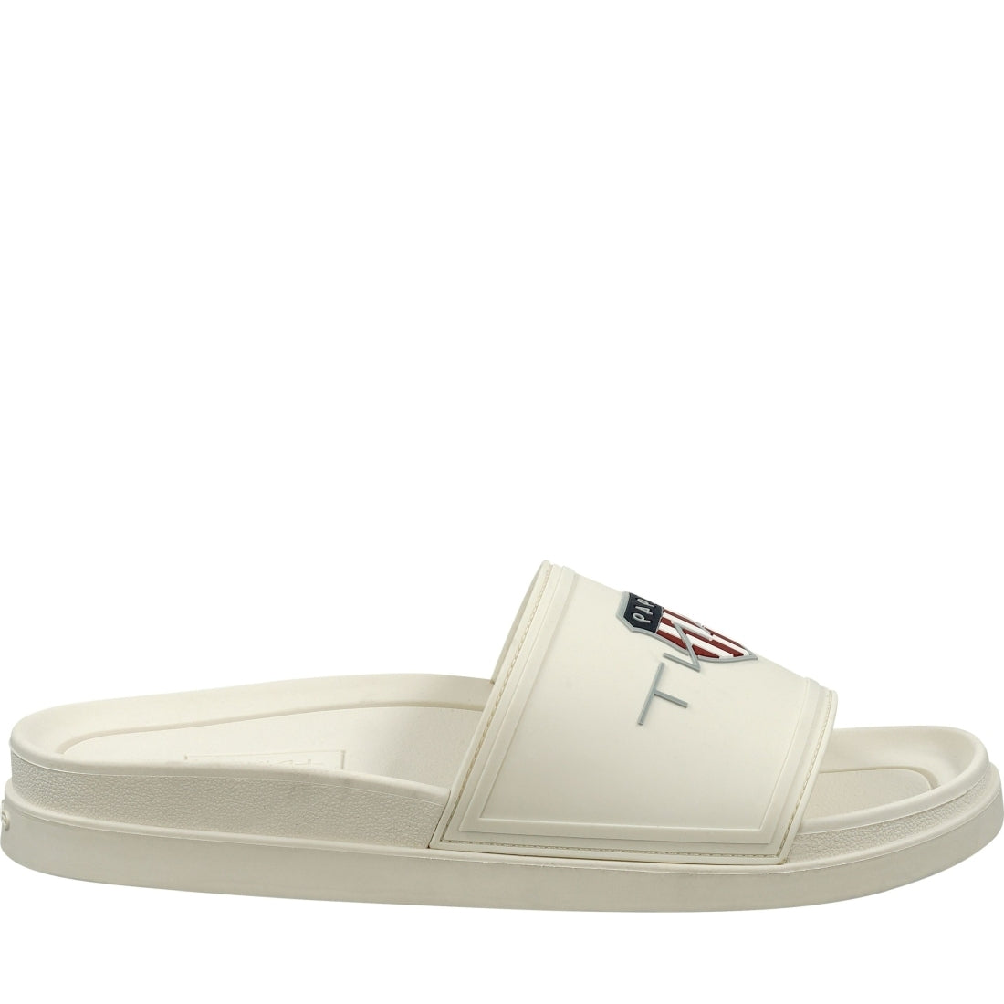 Gant mens g29 white pierbay slides | Vilbury London