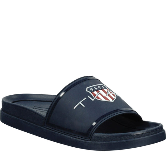 Gant mens g69 marine pierbay slides | Vilbury London