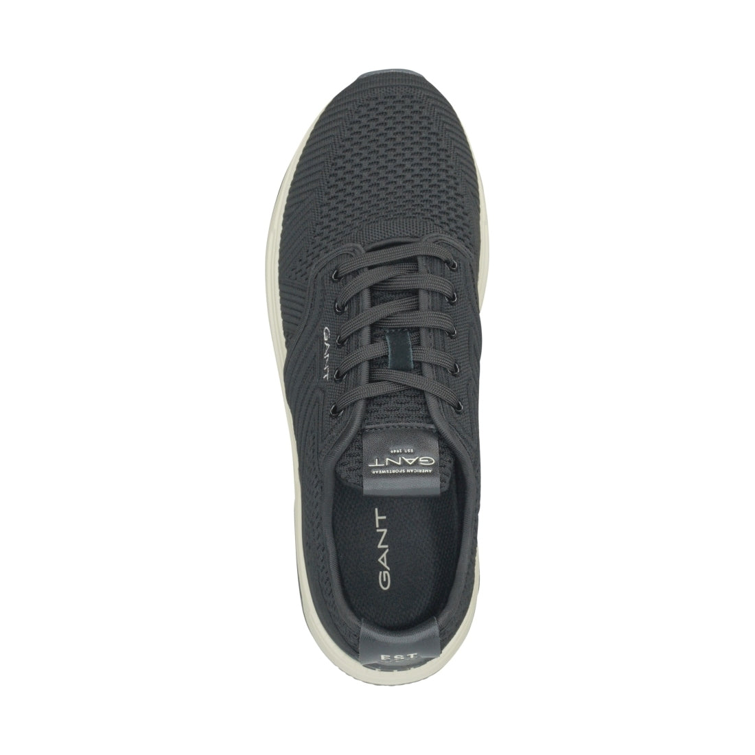 Gant mens g00 black jeuton leisure trainers | Vilbury London