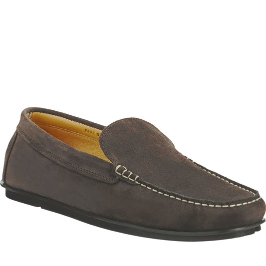 Gant mens g46 dark brown wilmon mocasins | Vilbury London