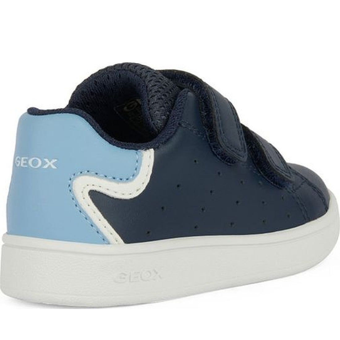 Geox boys navy, lt jeans eclyper sneakers | Vilbury London