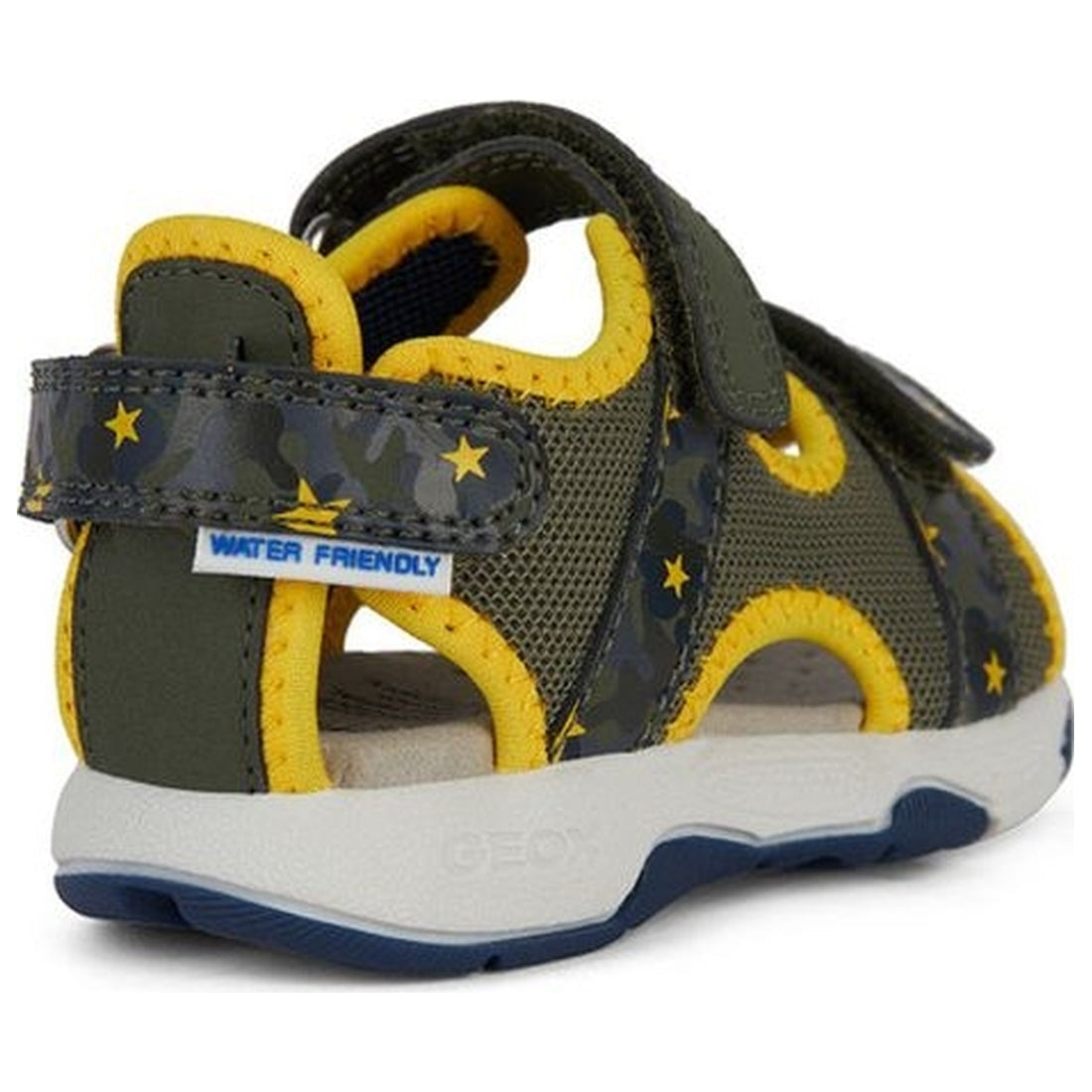 Geox boys military, yellow sandal multy | Vilbury London