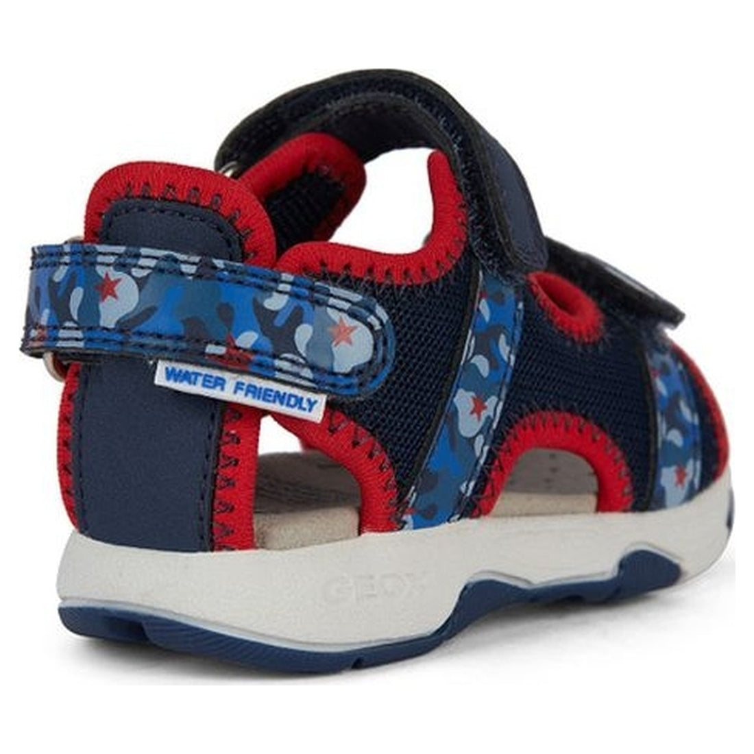 Geox boys navy, red sandal multy | Vilbury London