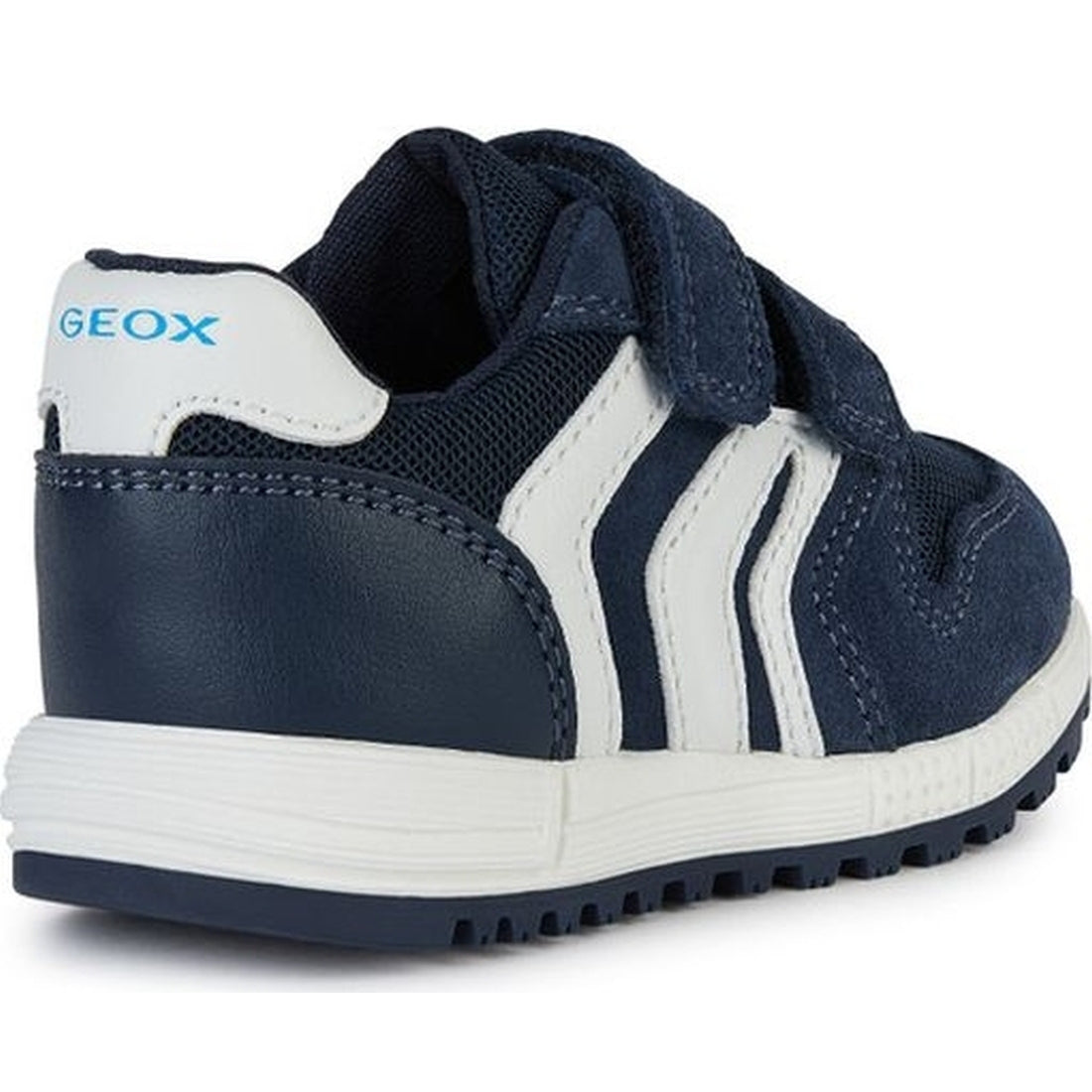 Geox boys navy, white alben sneakers | Vilbury London