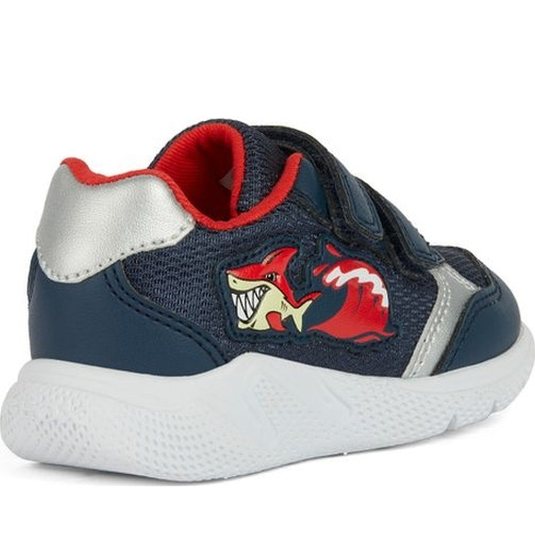 Geox boys navy, red sprintye sneakers | Vilbury London