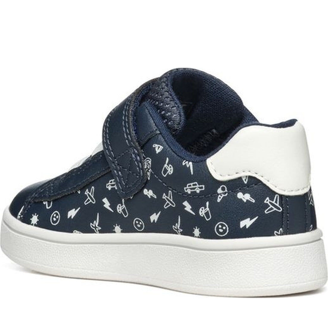 Geox boys navy, white eclyper sneakers | Vilbury London