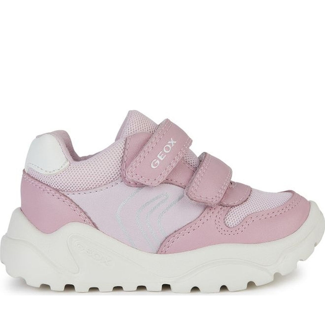 Geox girls pink ciufciuf sneakers | Vilbury London