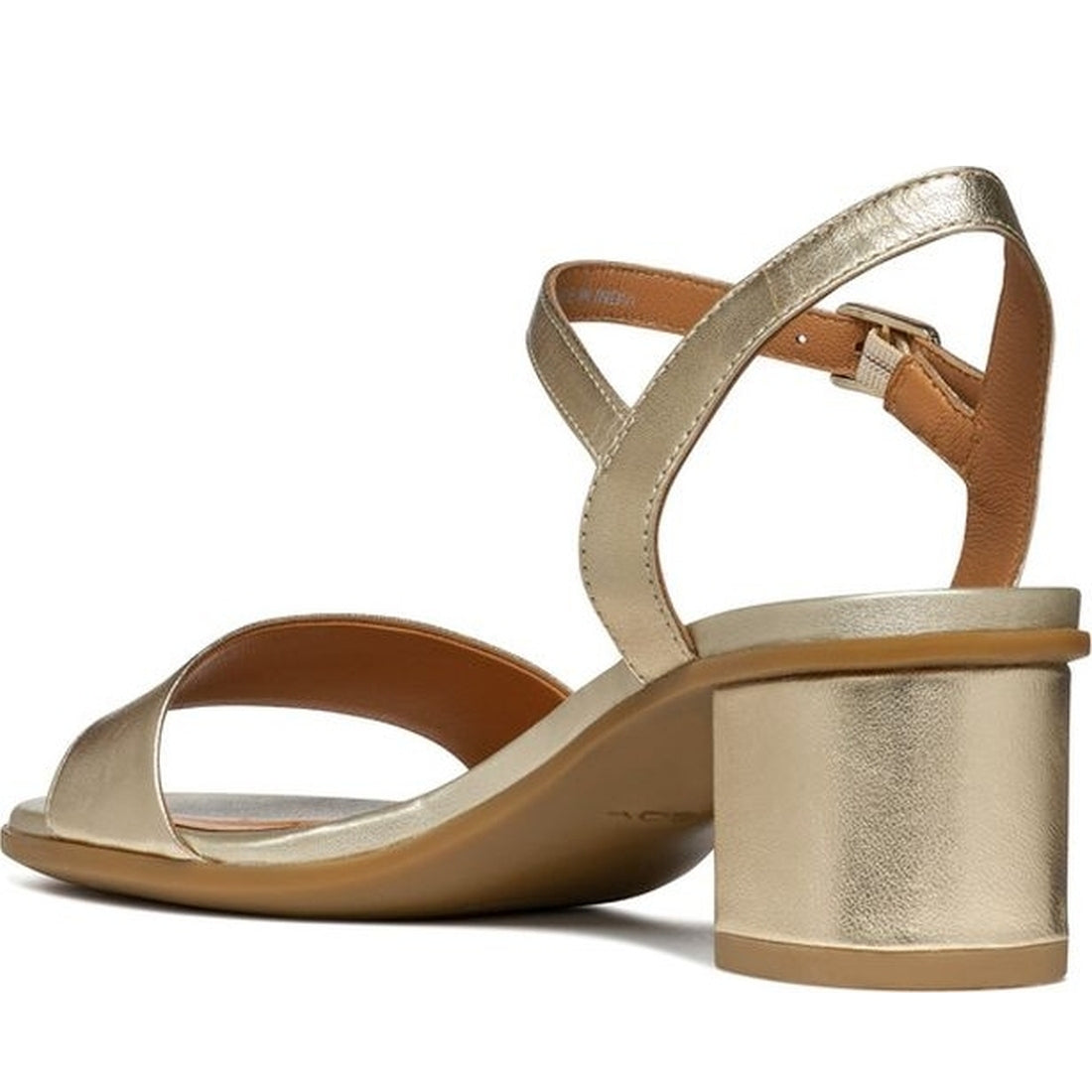 Geox womens lt gold aurely 50 sandals | Vilbury London