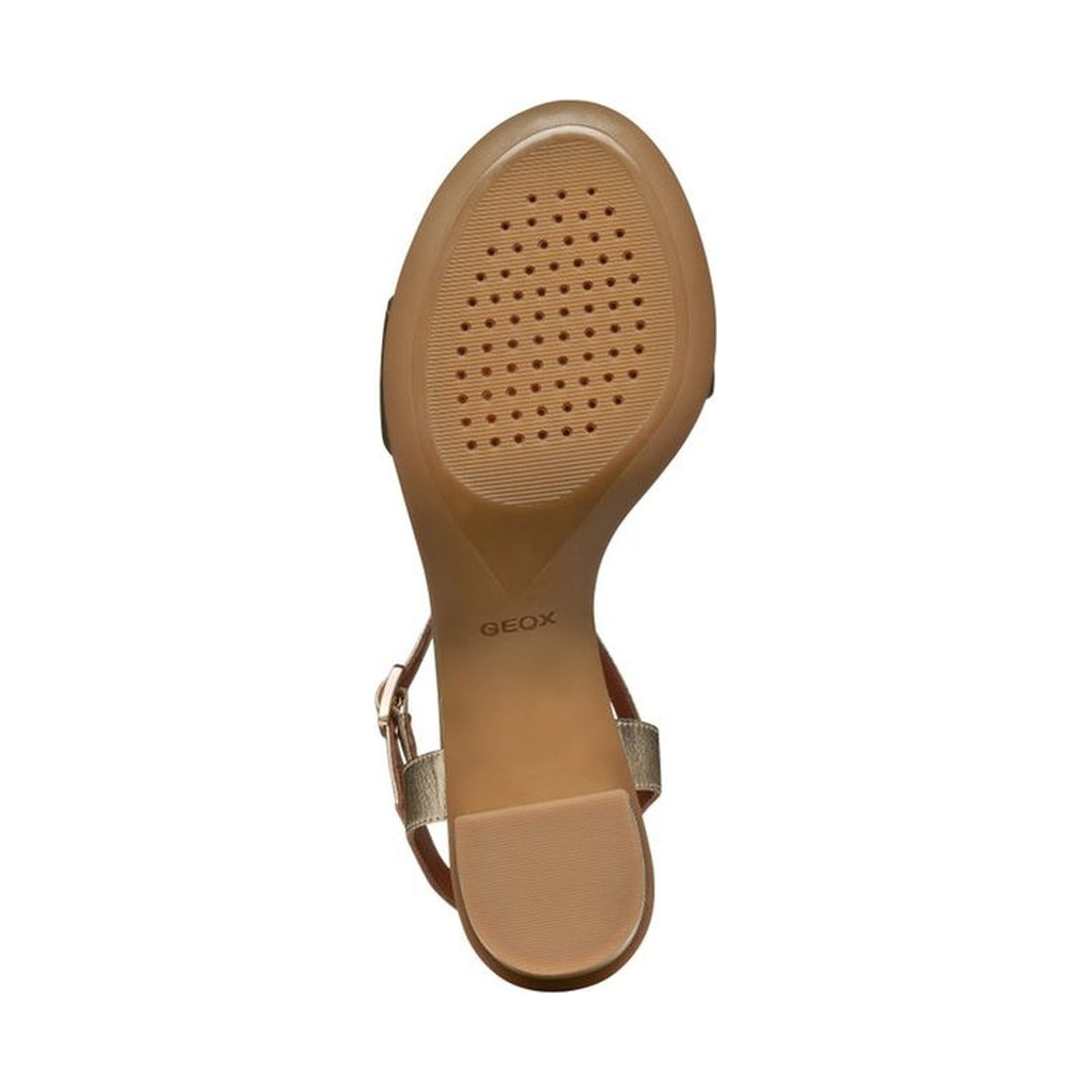 Geox womens lt gold aurely 50 sandals | Vilbury London