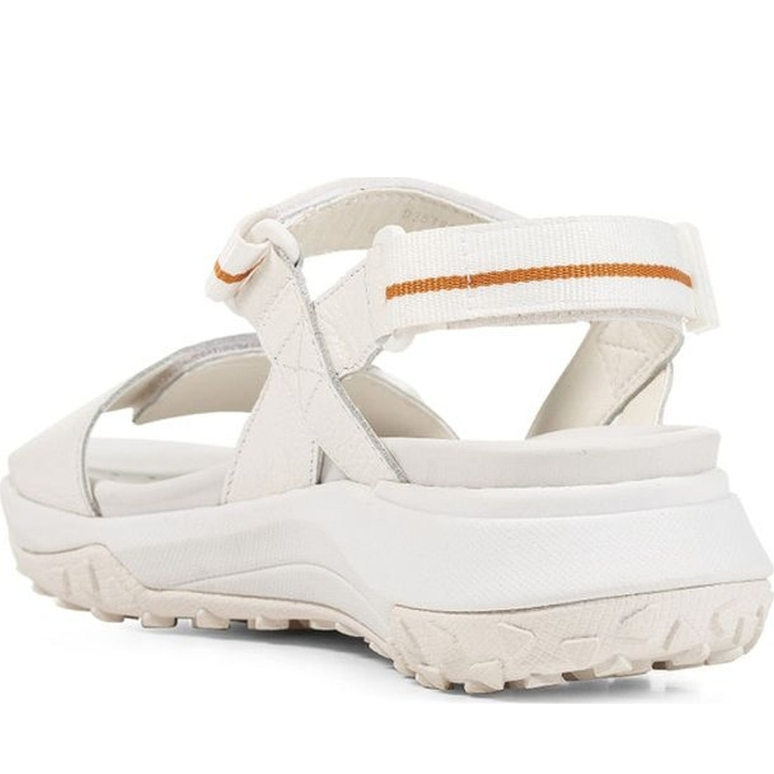 Geox womens white sorapis grip sandals | Vilbury London