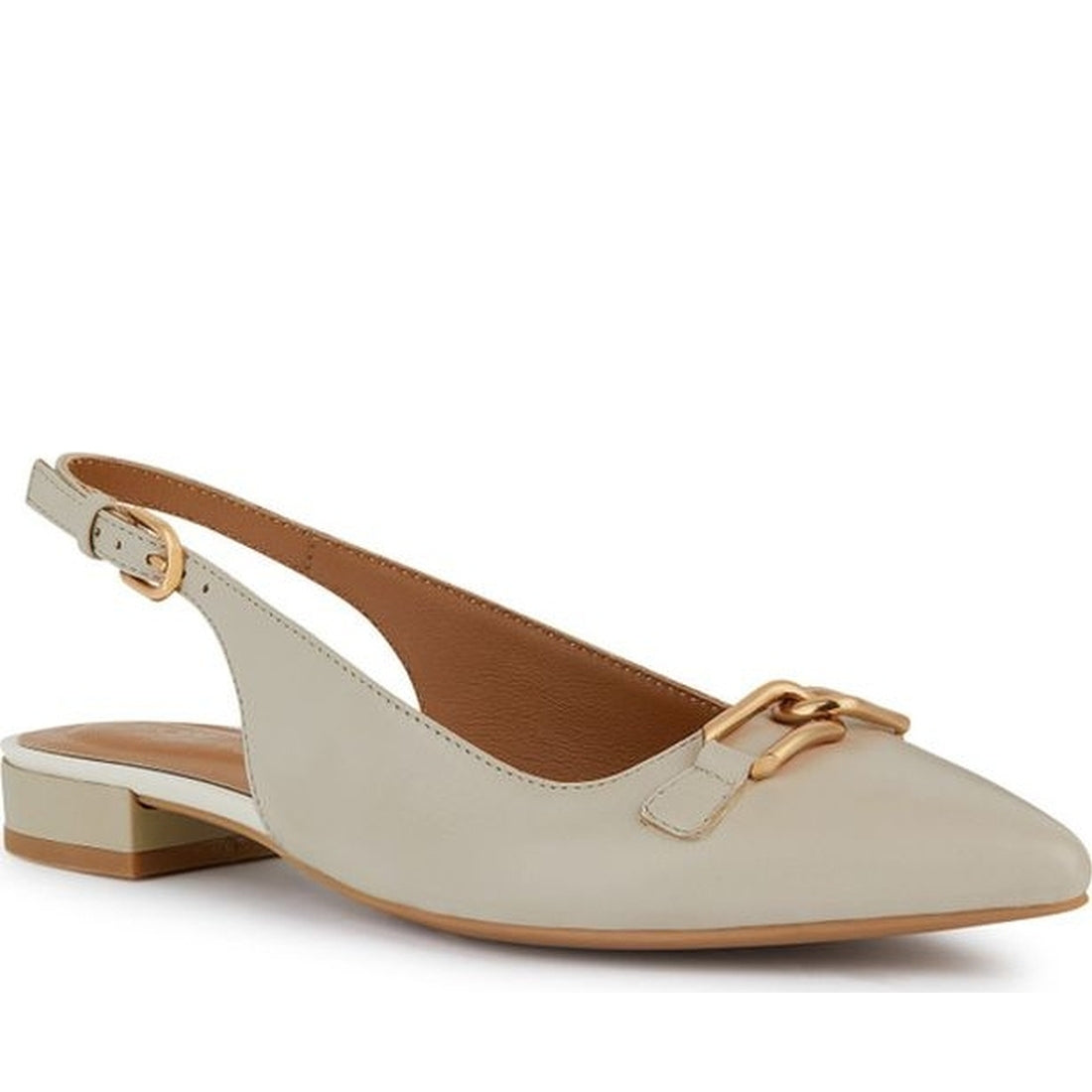 Geox womens lt sand charyssa ballerina | Vilbury London