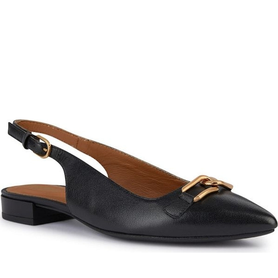 Geox womens black charyssa ballerina | Vilbury London