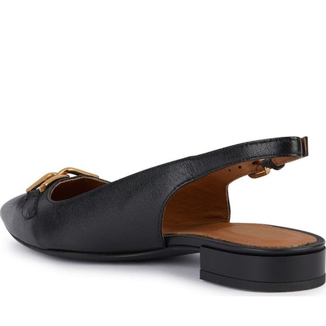 Geox womens black charyssa ballerina | Vilbury London