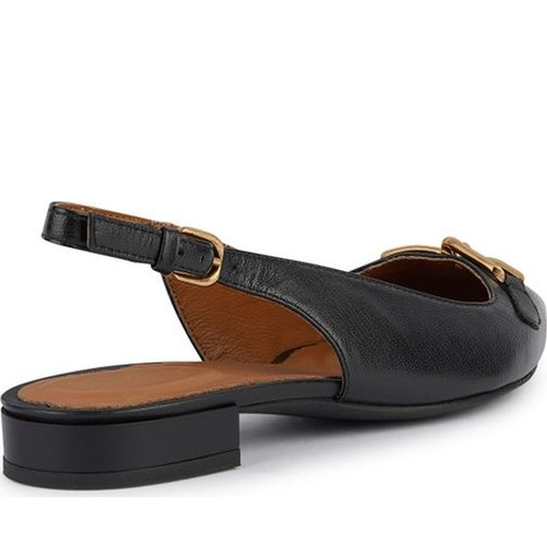 Geox womens black charyssa ballerina | Vilbury London