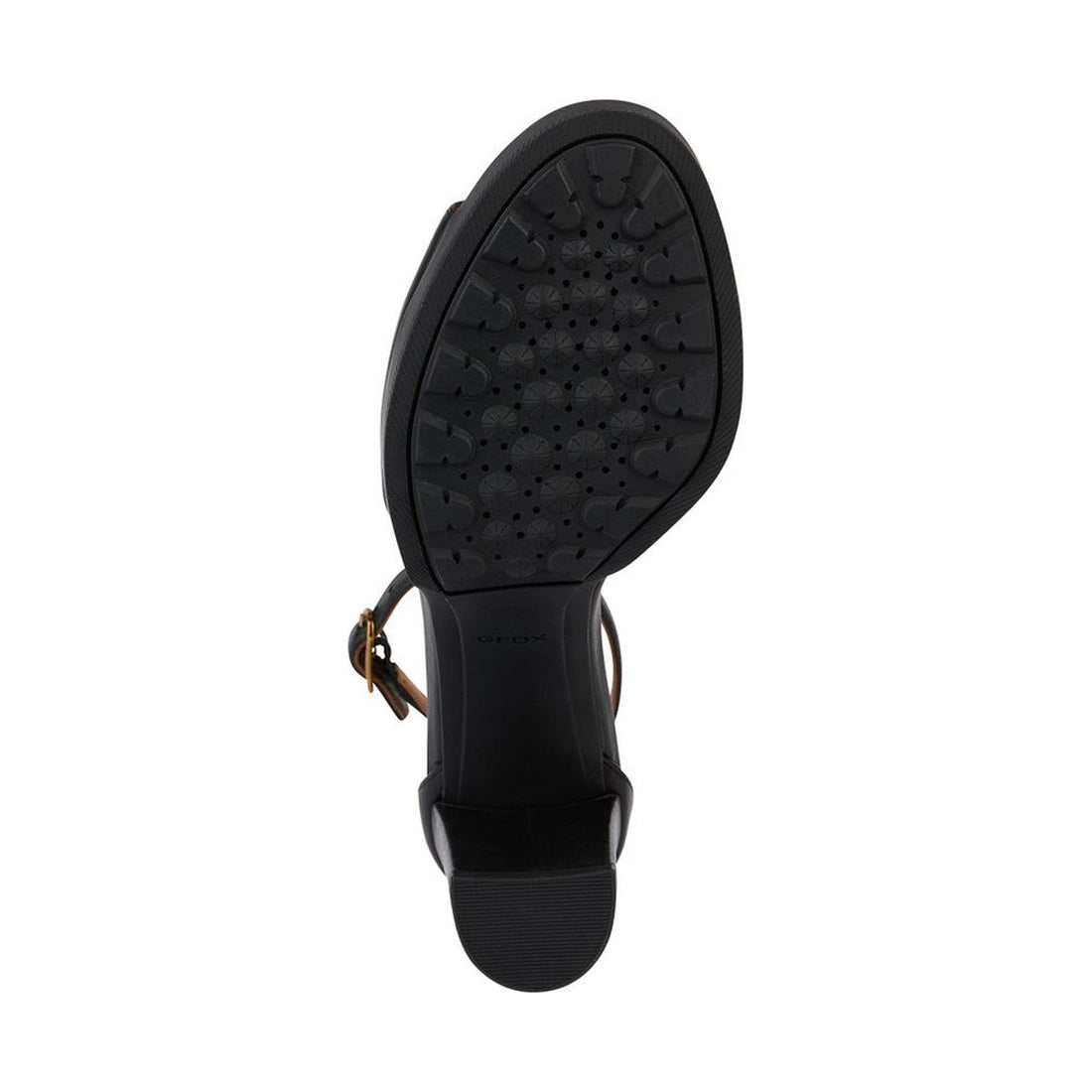 Geox womens black walk pleasure 85s sandals | Vilbury London