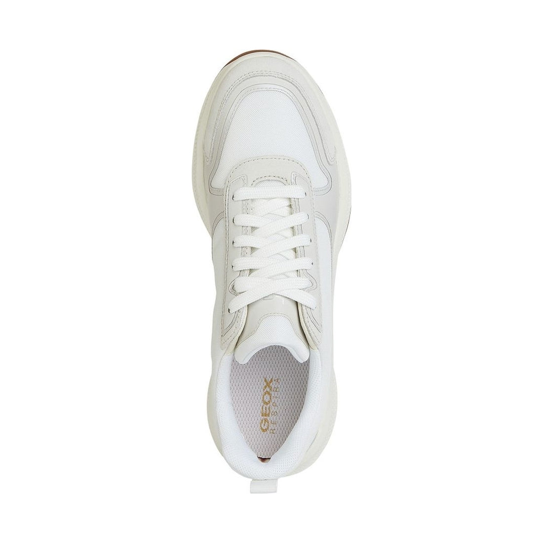 Geox womens white, off white pg1x sneakers | Vilbury London