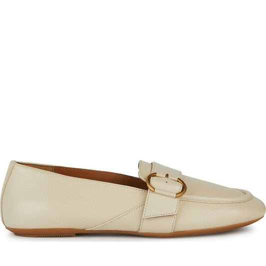 Geox womens lt sand palmaria moccasins | Vilbury London