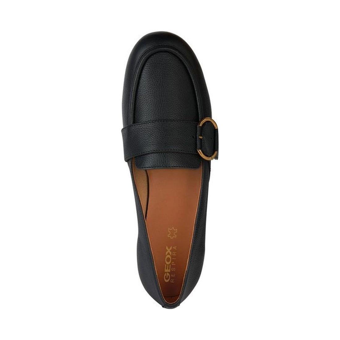 Geox womens black palmaria moccasins | Vilbury London