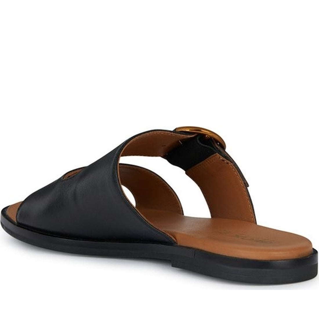 Geox womens black naileen sandals | Vilbury London